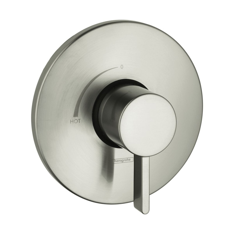 HANSGROHE 04233820 Brushed Nickel Ecostat Modern Pressure Balance Trim
