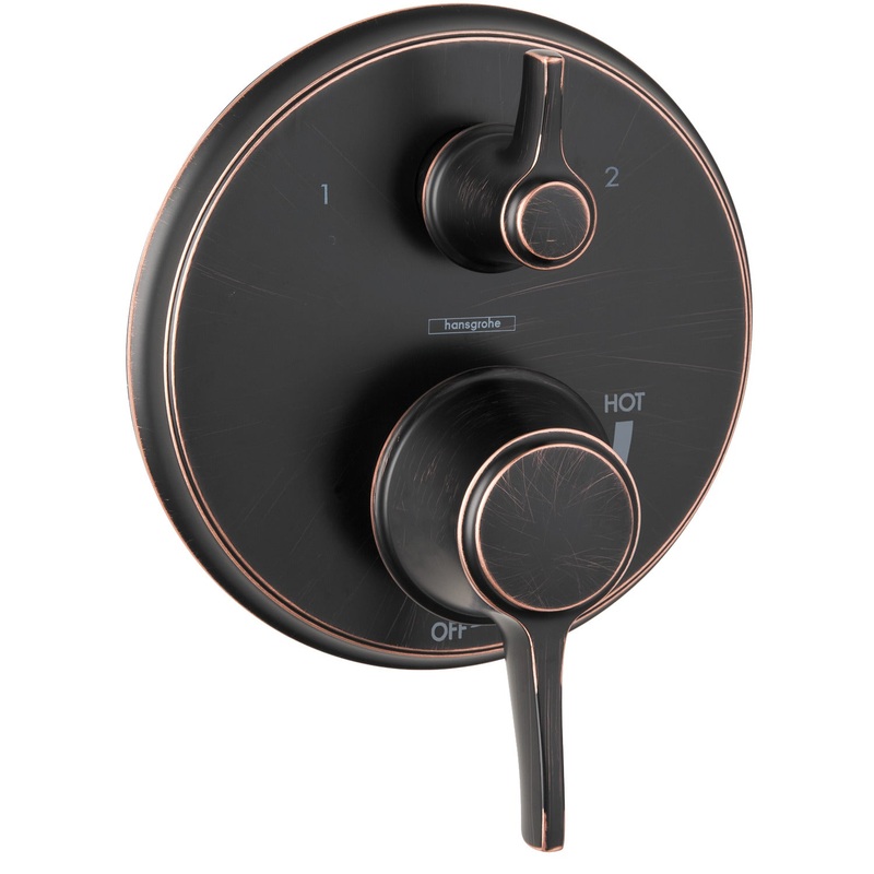 HANSGROHE 04449920 Rubbed Bronze Ecostat Classic Classic Pressure Balance Trim