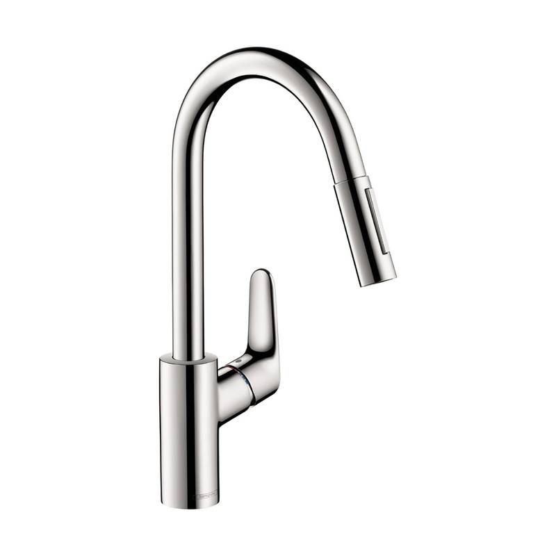 HANSGROHE 04505000 Chrome Focus Modern Kitchen Faucet 1.75 GPM