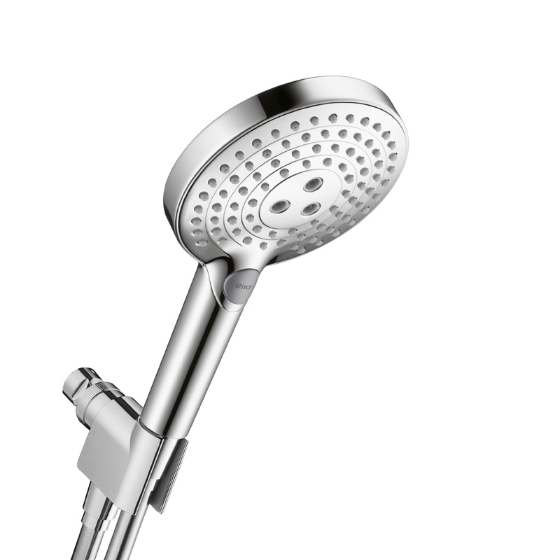 HANSGROHE 04542000 Chrome Raindance Select S Modern Handshower Set 2.5 GPM