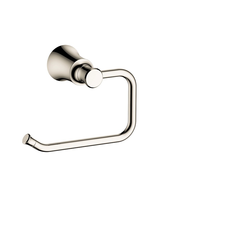 HANSGROHE 04787830 Polished Nickel Joleena Transitional Toilet Paper Holder