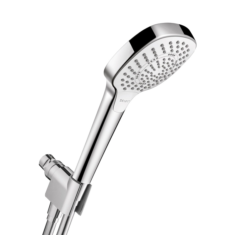 HANSGROHE 04789000 Chrome Croma Select E Modern Handshower Set 1.75 GPM
