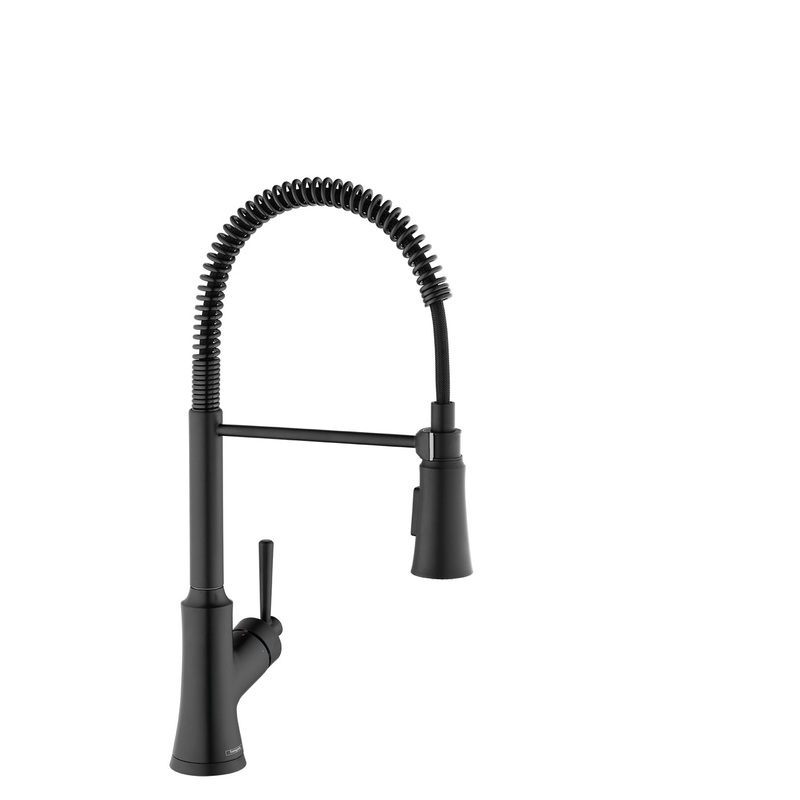 HANSGROHE 04792670 Matte Black Joleena Transitional Kitchen Faucet 1.75 GPM