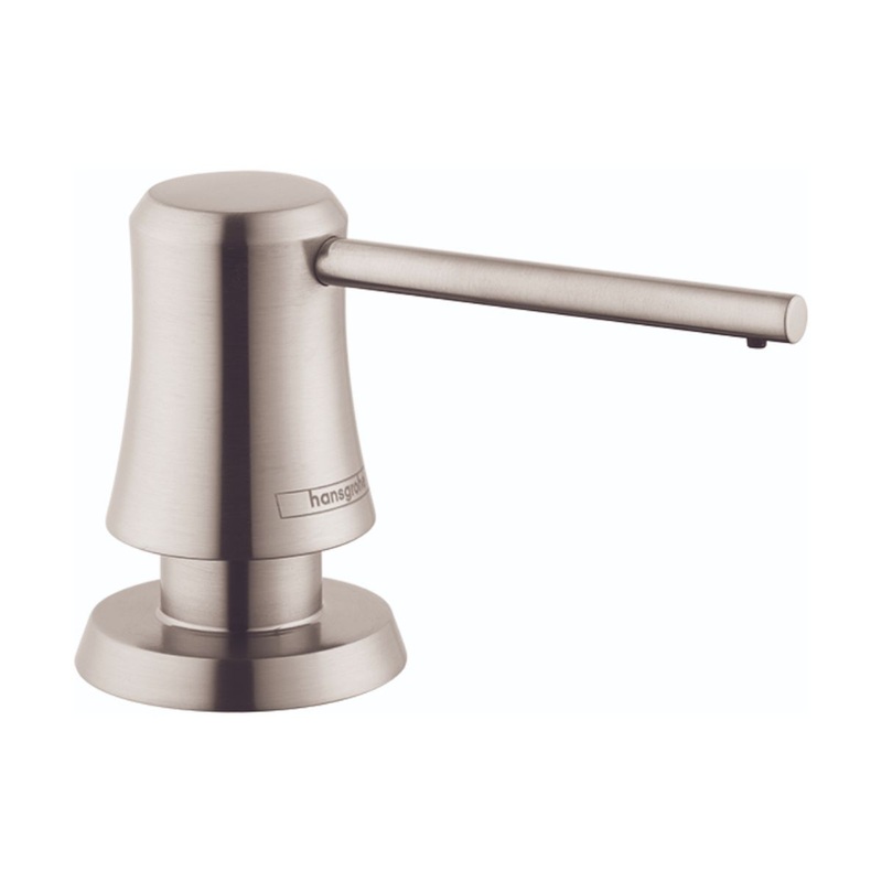 HANSGROHE 04796800 Stainless Steel Optic Joleena Transitional Soap Dispenser