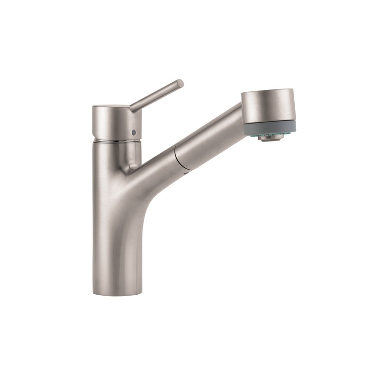 HANSGROHE 06462860 Stainless Steel Optic Talis S Modern Kitchen Faucet 1.75 GPM