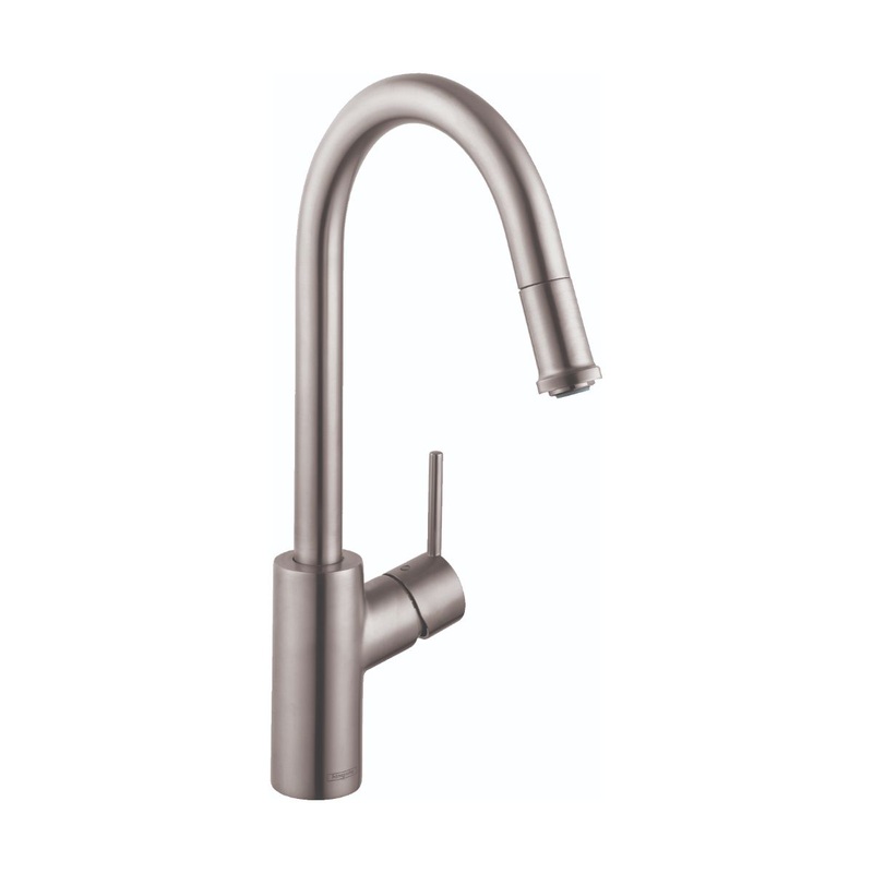 HANSGROHE 14872801 Stainless Steel Optic Talis S Modern Kitchen Faucet 1.75 GPM