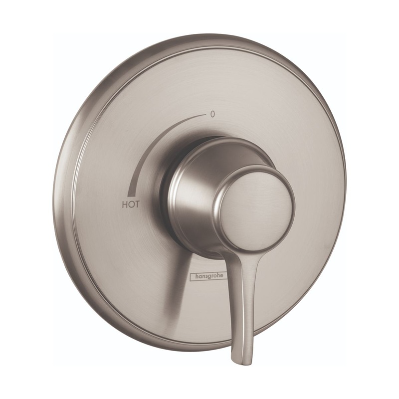 HANSGROHE 15404821 Brushed Nickel Ecostat Classic Classic Pressure Balance Trim