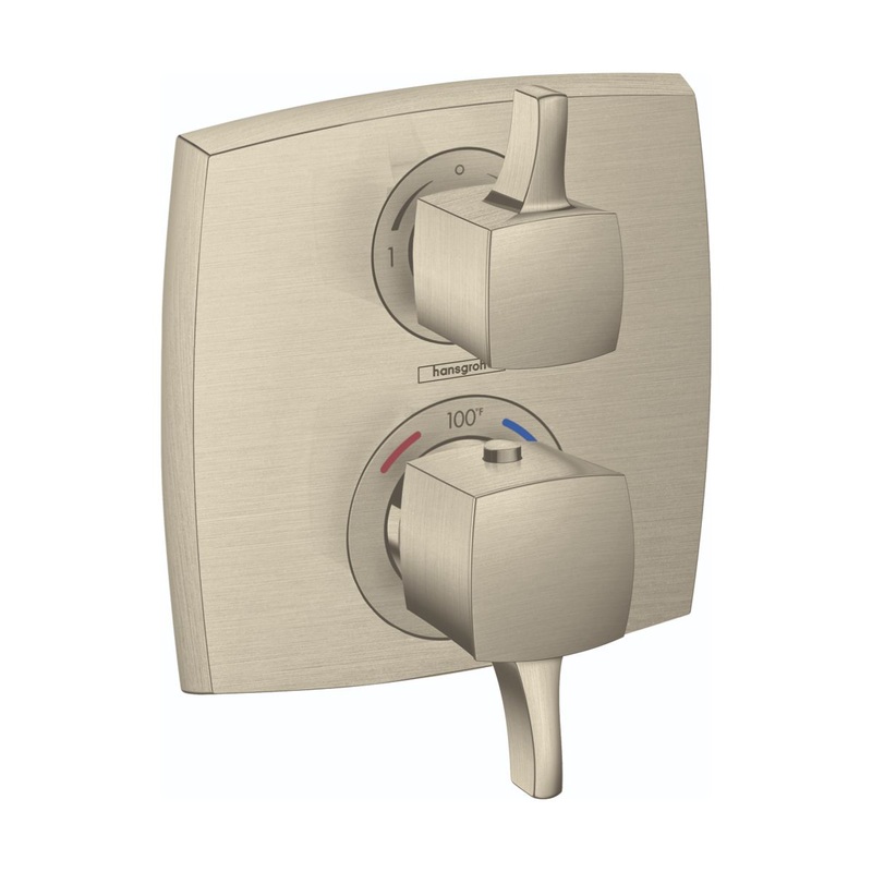 HANSGROHE 15728821 Brushed Nickel Ecostat Classic Classic Thermostatic Trim