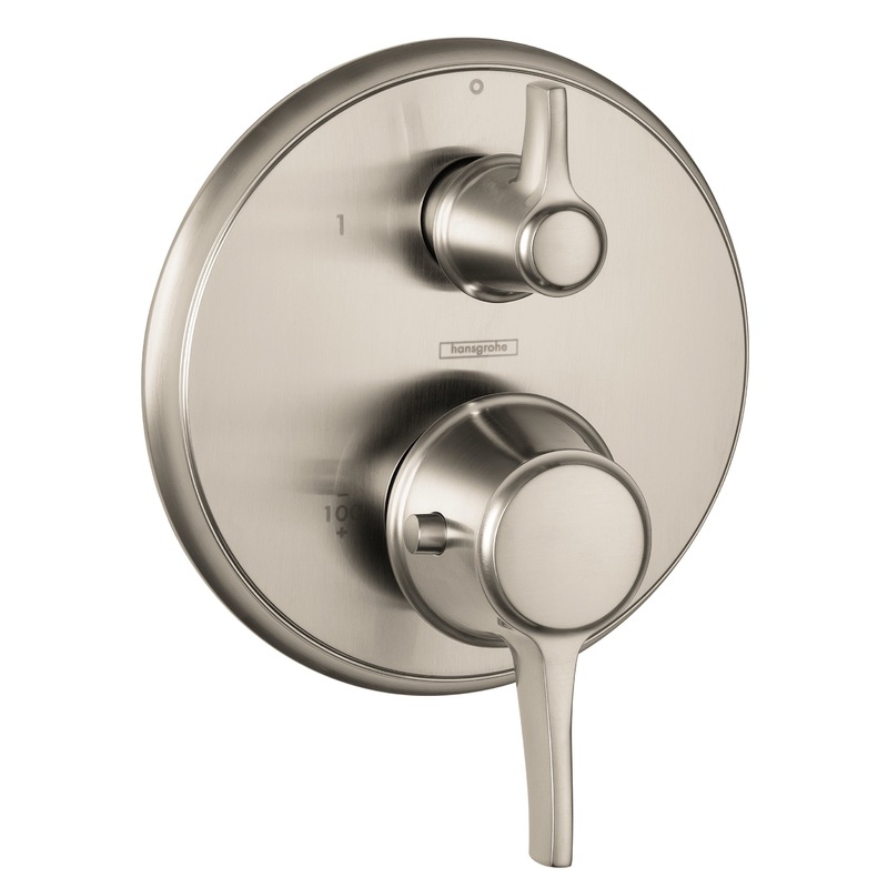 HANSGROHE 15752821 Brushed Nickel Ecostat Classic Classic Thermostatic Trim
