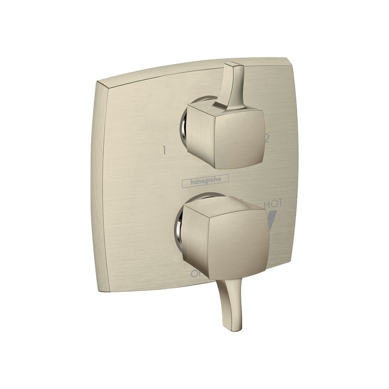 HANSGROHE 15865821 Brushed Nickel Ecostat Classic Classic Pressure Balance Trim
