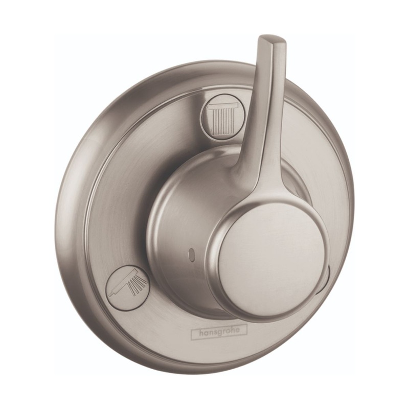 HANSGROHE 15934821 Brushed Nickel Ecostat Classic Classic Diverter Trim