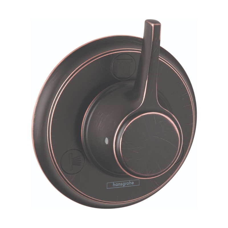 HANSGROHE 15934921 Rubbed Bronze Ecostat Classic Classic Diverter Trim