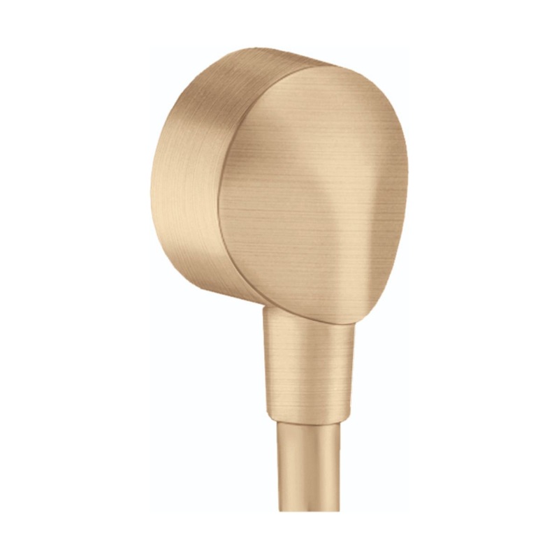 HANSGROHE 27458143 Brushed Bronze FixFit Modern Wall Outlet