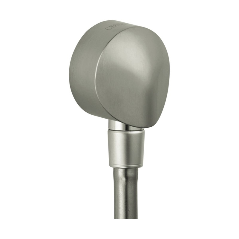 HANSGROHE 27458823 Brushed Nickel FixFit Modern Wall Outlet