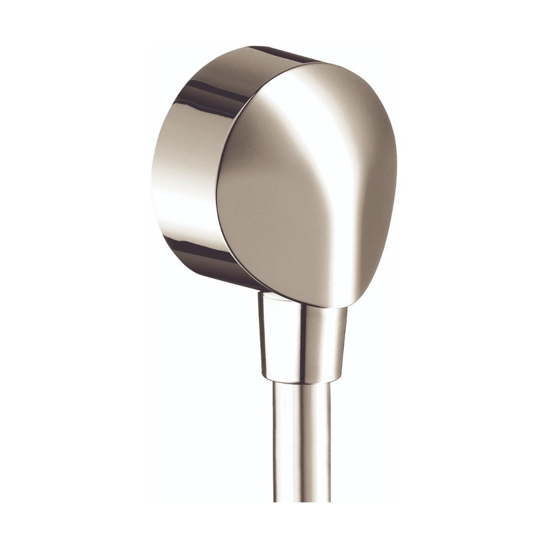 HANSGROHE 27458833 Polished Nickel FixFit Modern Wall Outlet