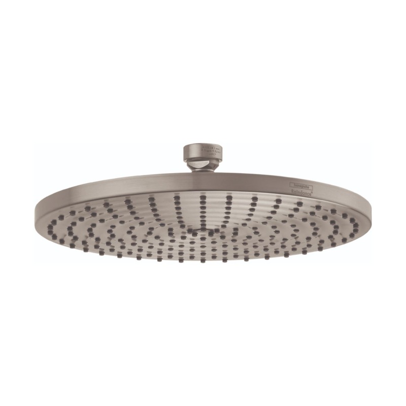 HANSGROHE 27474821 Brushed Nickel Raindance S Modern Showerhead 2.5 GPM