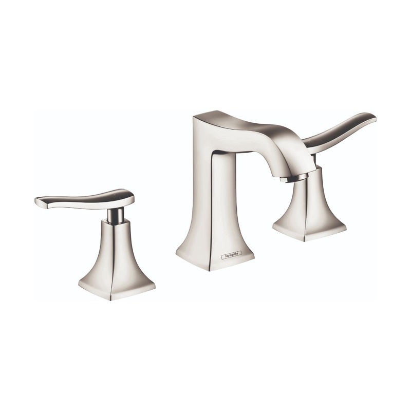 HANSGROHE 31073831 Polished Nickel Metris C Classic Widespread Bathroom Faucet 1.2 GPM