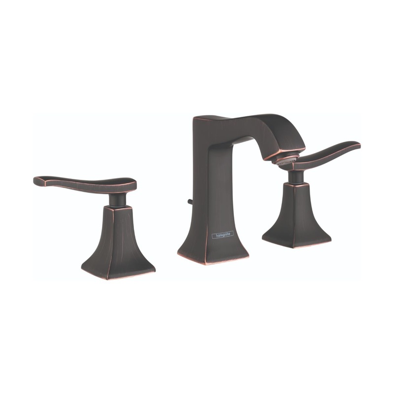 HANSGROHE 31073921 Rubbed Bronze Metris C Classic Widespread Bathroom Faucet 1.2 GPM