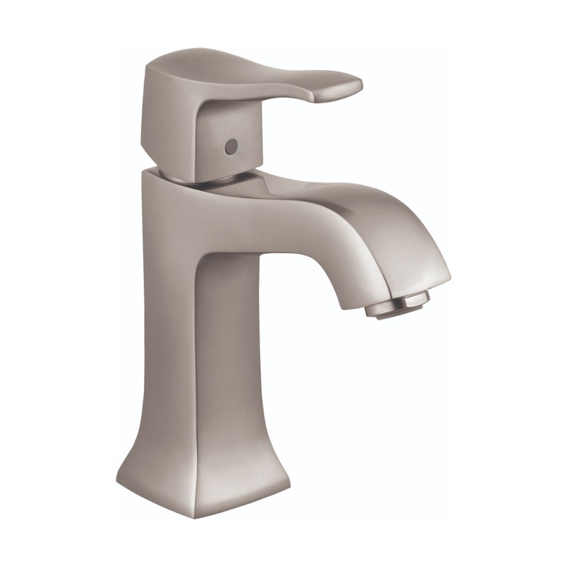 HANSGROHE 31075821 Brushed Nickel Metris C Classic Single Hole Bathroom Faucet 1.2 GPM