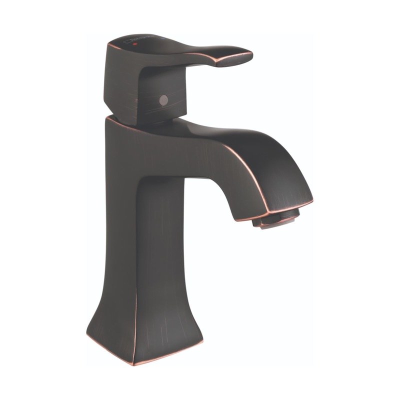 HANSGROHE 31075921 Rubbed Bronze Metris C Classic Single Hole Bathroom Faucet 1.2 GPM