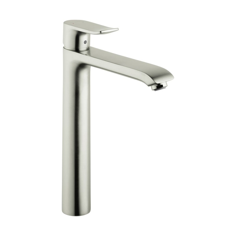 HANSGROHE 31082821 Brushed Nickel Metris Modern Single Hole Bathroom Faucet 1.2 GPM