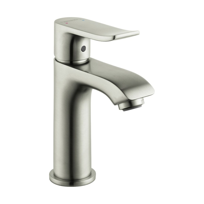 HANSGROHE 31088821 Brushed Nickel Metris Modern Single Hole Bathroom Faucet 1.2 GPM