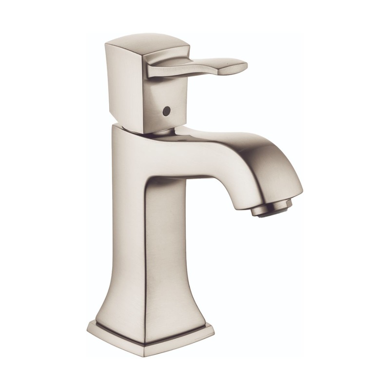 HANSGROHE 31300821 Brushed Nickel Metropol Classic Classic Single Hole Bathroom Faucet 1.2 GPM