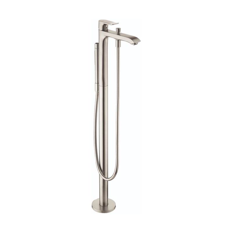 HANSGROHE 31432821 Brushed Nickel Metris Modern Tub Filler 1.75 GPM