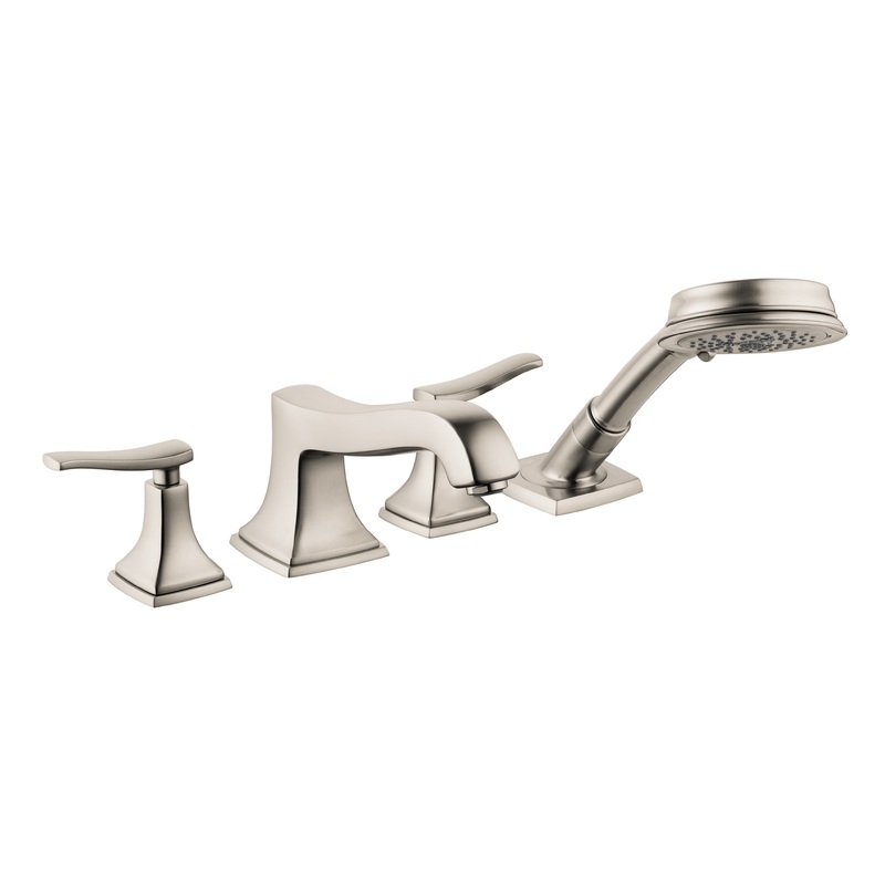 HANSGROHE 31441821 Brushed Nickel Metropol Classic Classic Tub Filler 1.8 GPM