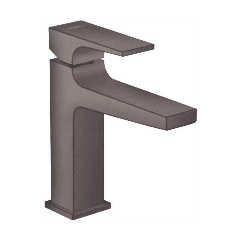 HANSGROHE 32506341 Brushed Black Chrome Metropol Modern Single Hole Bathroom Faucet 1.2 GPM