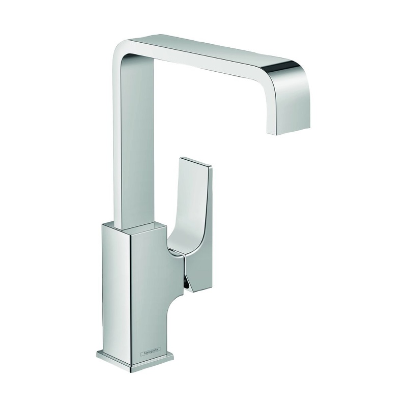 HANSGROHE 32511001 Chrome Metropol Modern Single Hole Bathroom Faucet 1.2 GPM