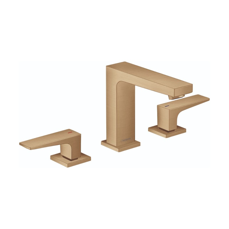 HANSGROHE 32516141 Brushed Bronze Metropol Modern Widespread Bathroom Faucet 1.2 GPM