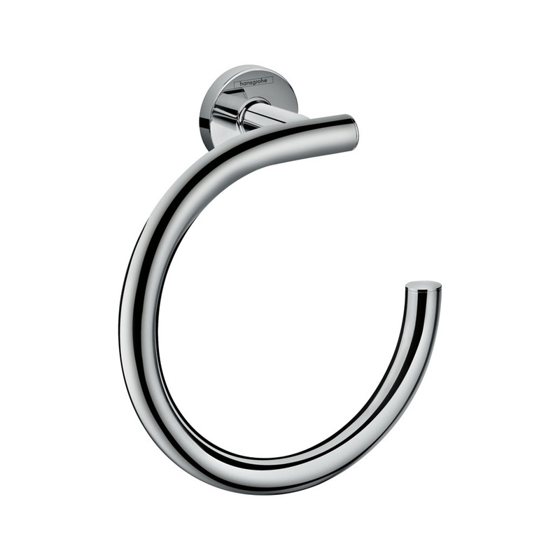 HANSGROHE 41724000 Chrome Logis Universal Modern Towel Ring