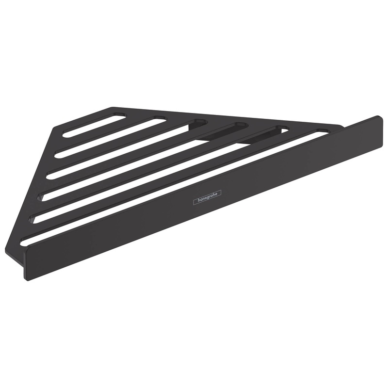 HANSGROHE 41741670 Matte Black AddStoris Modern Corner Basket