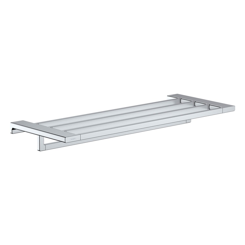 HANSGROHE 41751000 Chrome AddStoris Modern Towel Holder