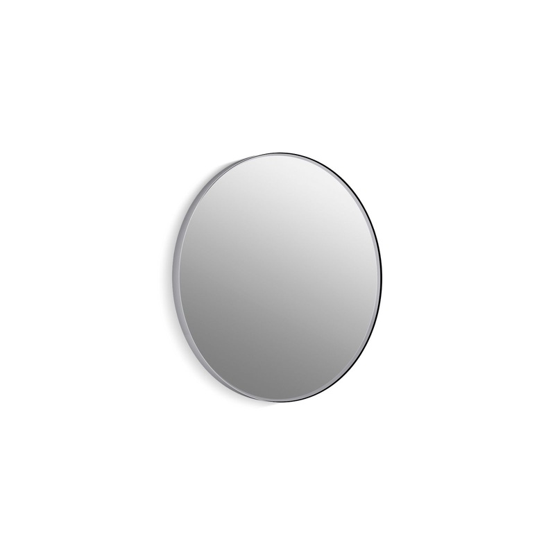 KOHLER K-26050-CPL Essential 28" Round Framed Mirror In Polished Chrome