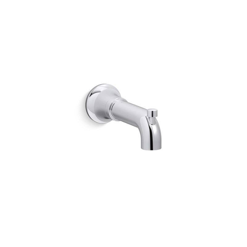 KOHLER K-27422-CP Tone Wall-Mount Bath Spout With Diverter In Polished Chrome
