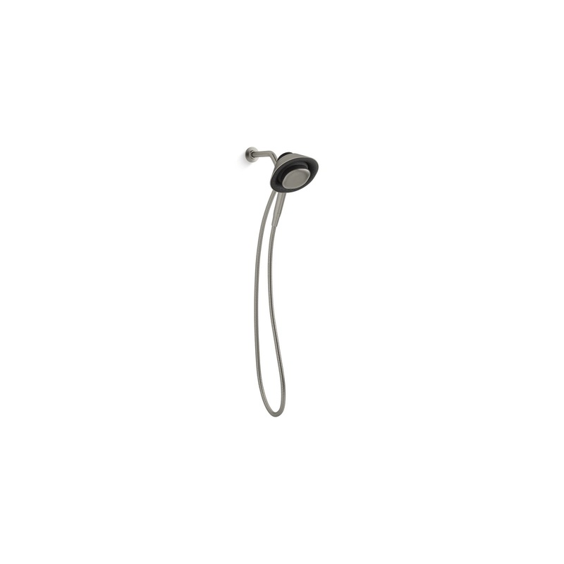 KOHLER K-28241-NKE-BN Moxie Single-Function Handshower With Wireless Speaker, 2.5 Gpm In Vibrant Brushed Nickel