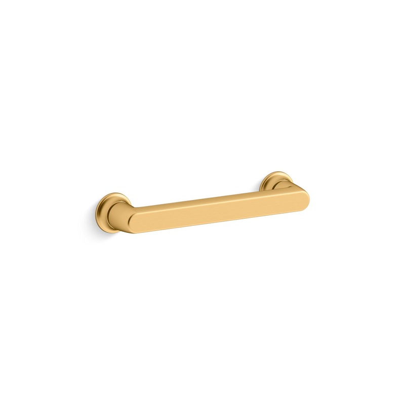 KOHLER K-33584-2MB Winnow 4" Cabinet Pull In Vibrant Brushed Moderne Brass