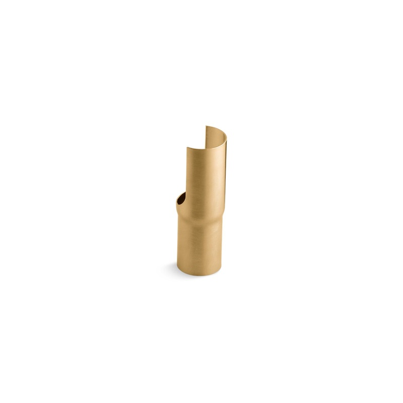 KOHLER K-7709-2MB Drain Tailpiece Shroud In Vibrant Brushed Moderne Brass