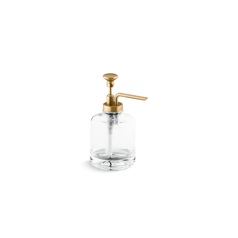 KOHLER K-98630-2MB Artifacts Soap Dispenser In Vibrant Brushed Moderne Brass