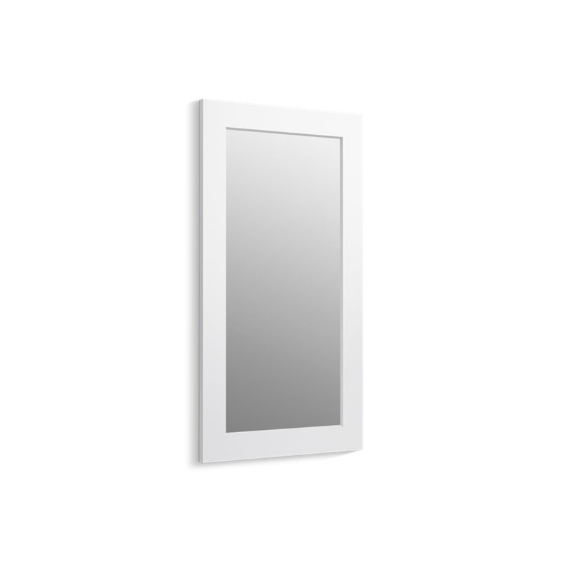 KOHLER K-99666-1WA Poplin Marabou Framed Mirror In Linen White