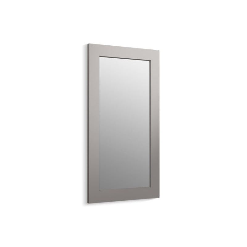 KOHLER K-99666-1WT Poplin Marabou Framed Mirror In Mohair Grey