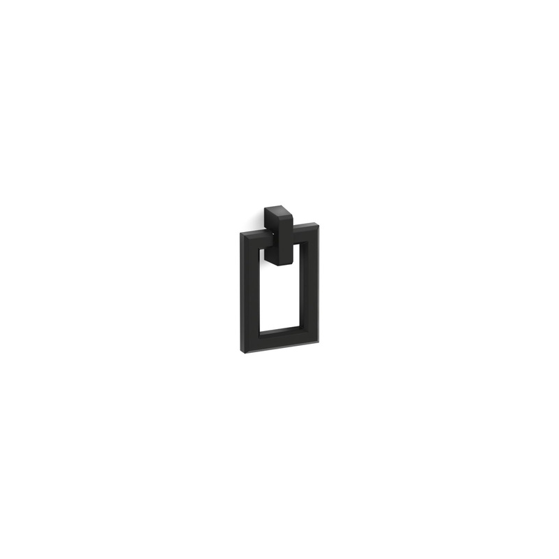 KOHLER K-99687-HF3 Poplin Marabou 3/4" Cabinet Pull In Black