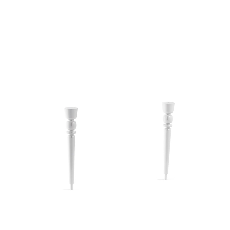 KOHLER K-21105-0 Farmstead Transitional Legs In White