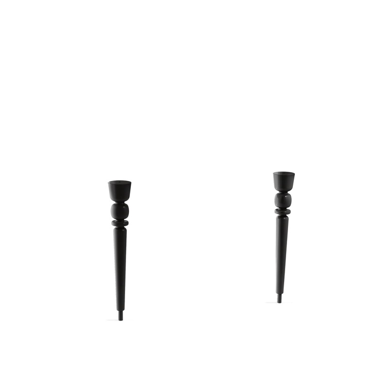 KOHLER K-21105-P5 Farmstead Transitional Legs In Iron Black
