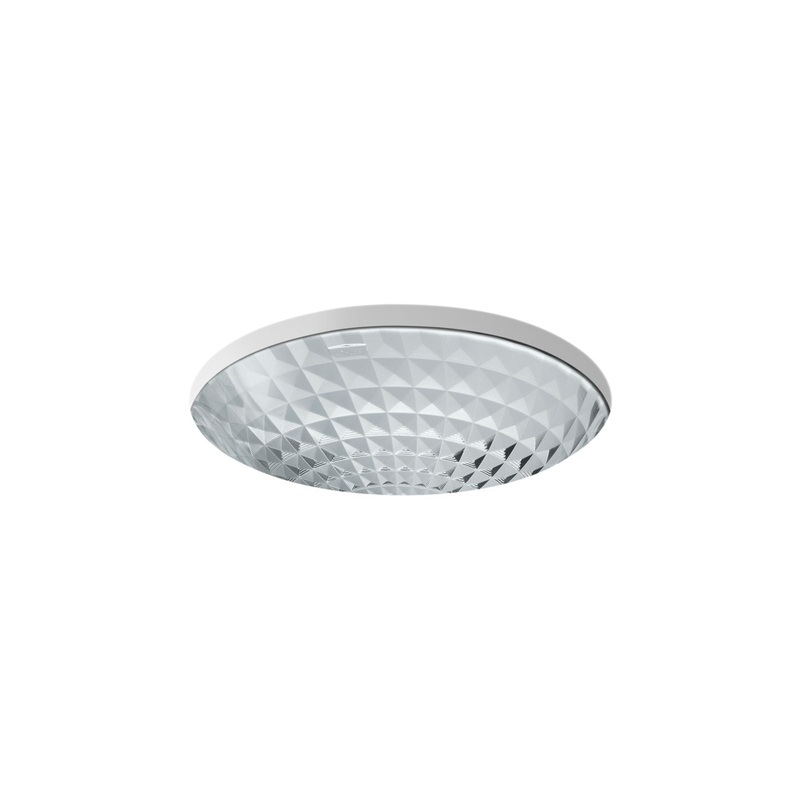 KOHLER K-2361-B11 Kallos 16" Round Undermount Bathroom Sink, No Overflow In Ice