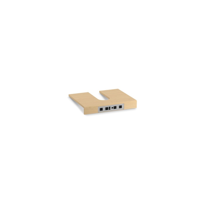 KOHLER K-99678-SH10-1WR Tailored Vanity Collection Adjustable Shelf With Electrical Outlets For 48" Kohler Tailored Vanities With 2 Doors, 6 Drawers In Natural Maple