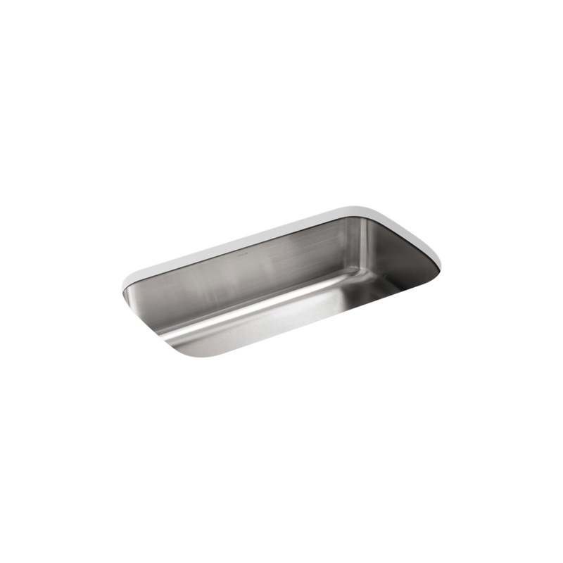 KOHLER K-3183-NA Undertone 31-1/2" Undermount Single-Bowl Kitchen Sink