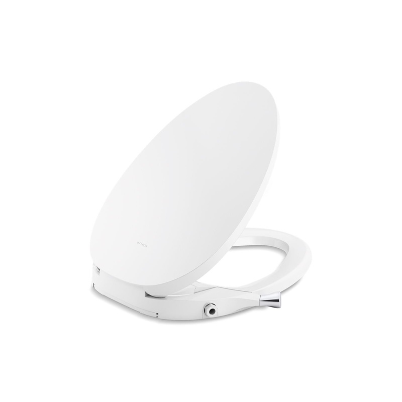 KOHLER K-98804-CP-0 Purewash M300 Elongated Manual Bidet Toilet Seat In White